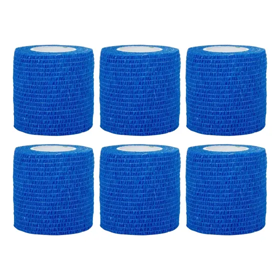 Pack X 6 Vendas Autoadherentes 5cm X 4,5m Cinta Cohesiva