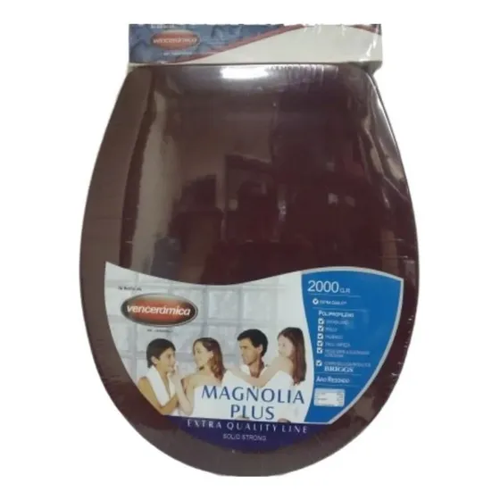 Tapa Para Poceta Magnolia Vinotinto Venceramica 