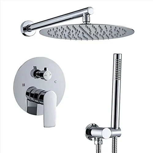 Sistema Ducha Larro Juego Grifo Montado Pared Cabezal Lluvia
