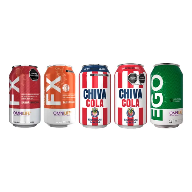 Bebidas Refrescantes Sin Azucar, Pack De 30 Latas De 355ml