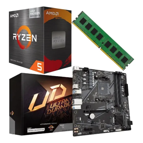 Combo Actualizacion Pc Amd Ryzen 3 5300g + Mother + 8gb
