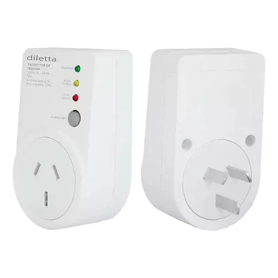 Protector Tensión Alta Baja 20a Aire Apto Inverter Diletta