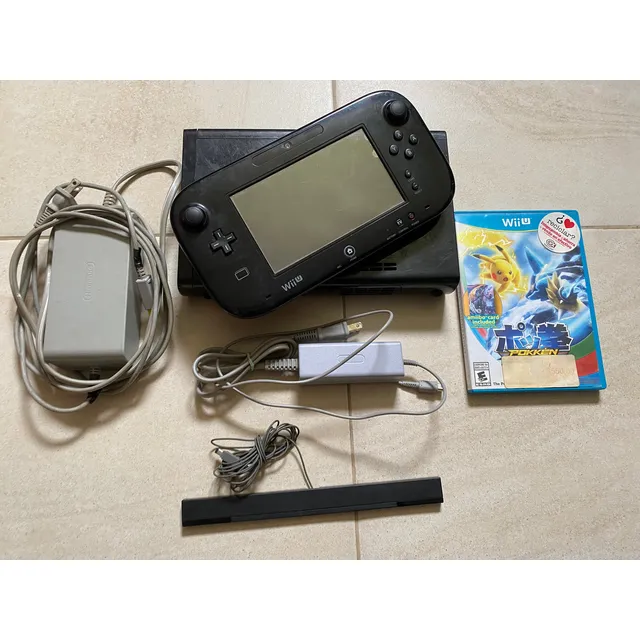 Nintendo Wii U 32gb + Pokemon Fisico Negro