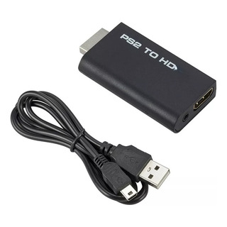 Adaptador Conversor Ps2 Audio Cabo Hdmi Vídeo Av Qualidade Adaptador Conversor Ps2 Audio Cabo Hdmi Vídeo Av Qualidade