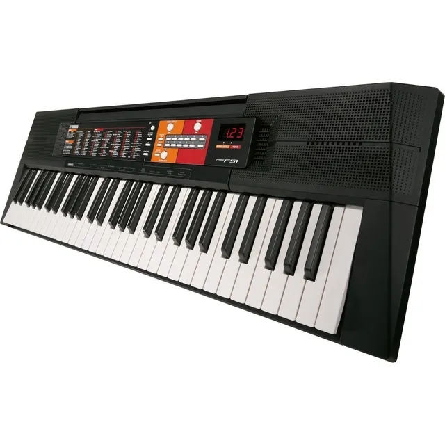 Teclado Organeta 5 Octavas Yamaha Psrf51 Con Adaptador Origi