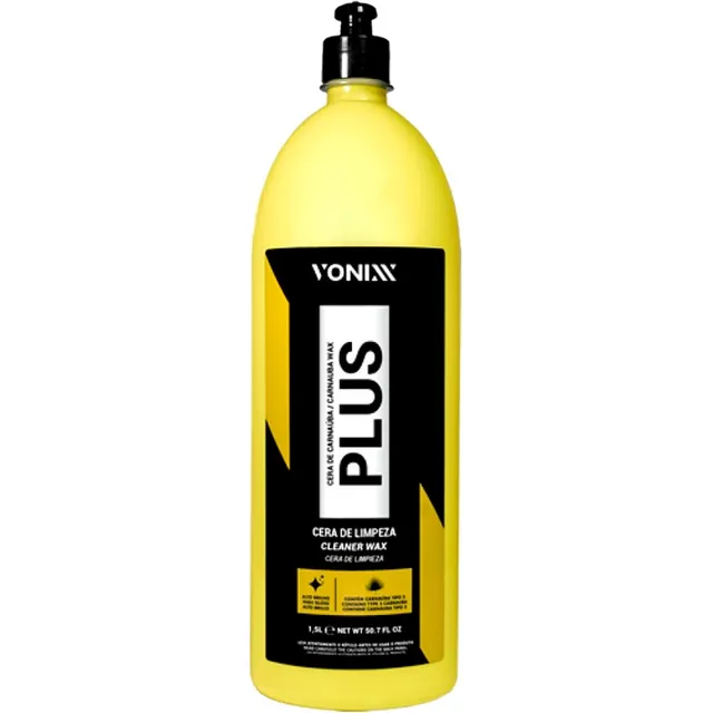 Cera Carnaúba Plus Limpa & Protege 1,5l Vonixx Carx