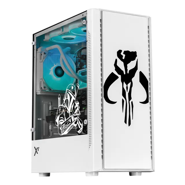 Xtreme Pc Gaming Amd Radeon Rx 7600 Ryzen 7 5700g 32gb Ssd 1tb Sistema Liquido Wifi Mandalorian Green