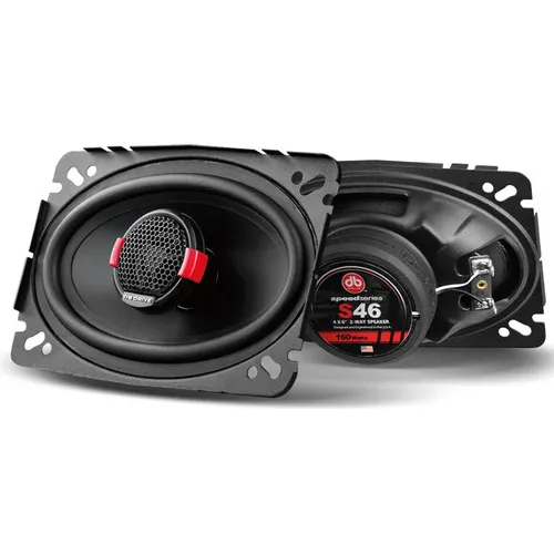 Bocinas Db Drive S46 4x6 Pulgadas Speed Series 2vias 160w Color Negro