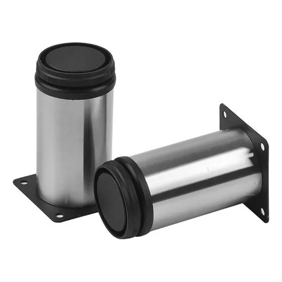 Pata Mueble Acero Niveladora 10 Cm X 4 Uds