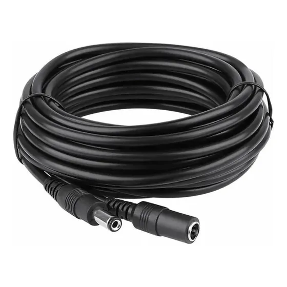 Cable Alimentación 10mts Cámara De Seguridad Cctv Wifi Ezviz Color Negro