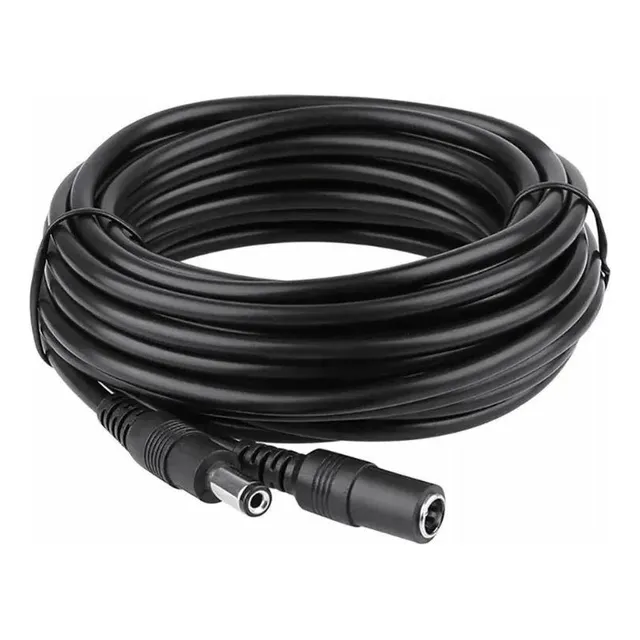 Cable Alimentación 10mts Cámara De Seguridad Cctv Wifi Ezviz Color Negro