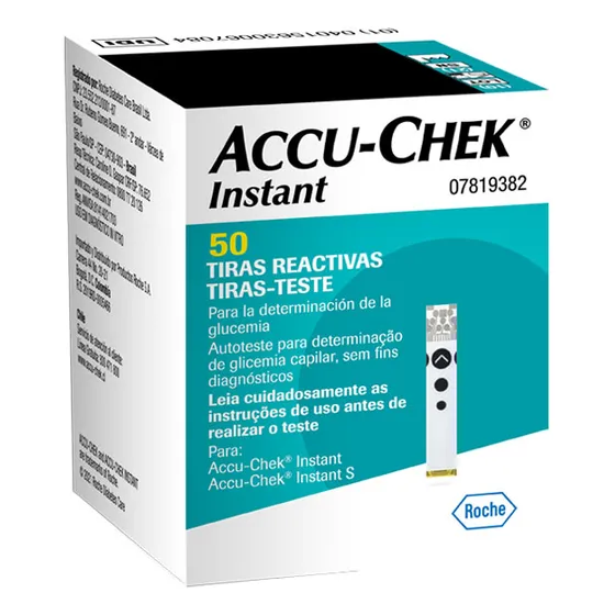50 Tiras Reactivas Accu-chek Instant