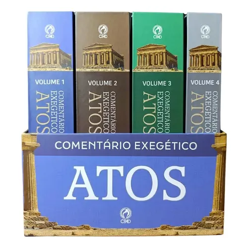 Comentário Exegético Atos: 4 Volumes Capa Dura, De Craig S. Keener. Comentário Exegético, Vol. 4 Volumes. Editorial Cpad, Capa Dura, Edição 1ª Edição Em Português, 2024