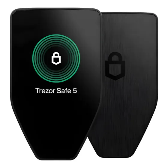 Trezor Safe 5 Preta Crypto Wallet + Bumper Preto