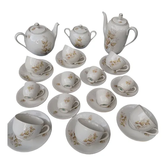 Fino/elegante Juego De Té Y Café Porc.olmos Muy Buen Estado