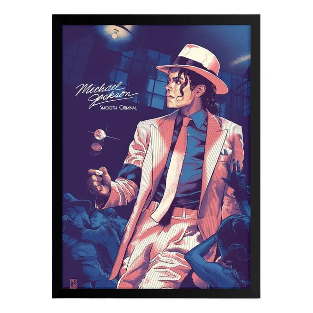 Quadro Michael Jackson Smooth Criminal 42x30