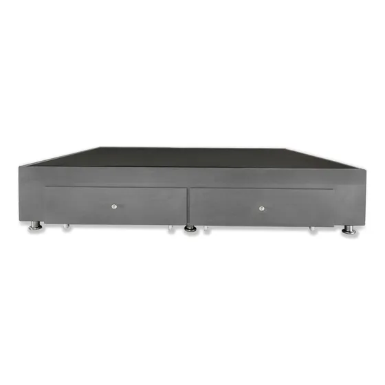 Base Cama Gris 120x40cm Para Cochón Semidoble 120 X 190 Cm C
