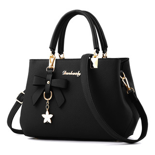 Bolso De Mano Para Mujer Bandolera Moda De Lujo Bolsa Tote Onda Shop Color Negro Bolso De Mano Para Mujer Bandolera Moda De Lujo Bolsa Tote Onda Shop Color Negro