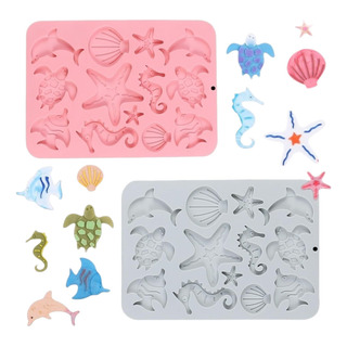 Moldes De Silicona Temáticos Marinos Para Fondant Y Tartas Moldes De Silicona Temáticos Marinos Para Fondant Y Tartas