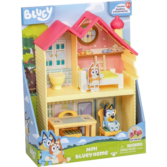 Bluey Casa Incluye Bluey Y 5 Piezas Para Jugar