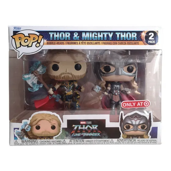 Funko Pop Pack Thor Y Mighty Thor Marvel Love And Thunder