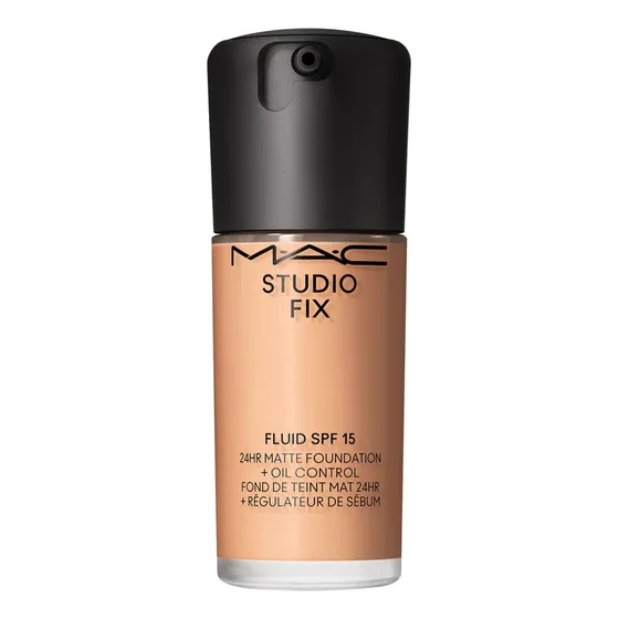 Base De Maquillaje Liquida Fix Fluid Spf 15 30ml Mac Studio Tono NC27