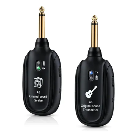 Transmissor Receptor P10 Sem Fio Para Guitarra Baixo Violão
