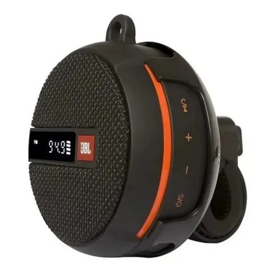 Alto-falante JBL Wind 2 portátil com bluetooth waterproof black 127/220V