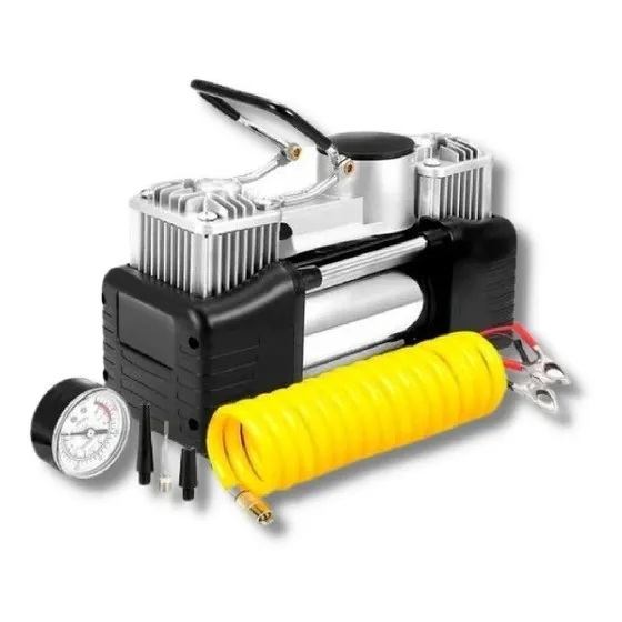Compresor Aire Continuo 300w 60l 150psi Kit 7pzas Uyustools