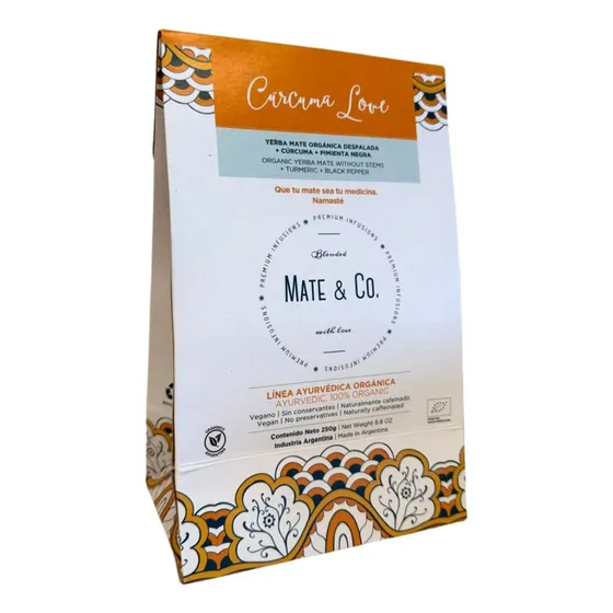 Yerba Mate Organica 100% Blend Curcuma Love Mate&co X250 Gr