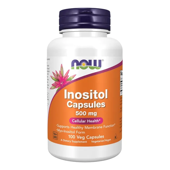 Suplemento Now Foods Inositol 500mg 100 Capsulas