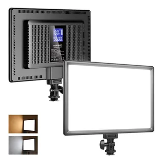 Neewer 192 Led Luz De Video 20w Dslr Cámara Bicolor Ultra Delgada Regulable Panel De Iluminación Para Fotografía Live Streaming Videoconferencia
