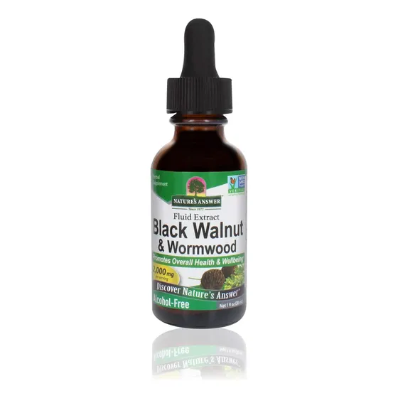 Suplemento Nature's Answer De Nogal Negro Y Ajenjo, 60 Ml (2