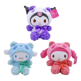 Kit De 3 Peluches My Melody Cinnamoroll, Kuromi Y Mel Kit De 3 Peluches My Melody Cinnamoroll, Kuromi Y Mel