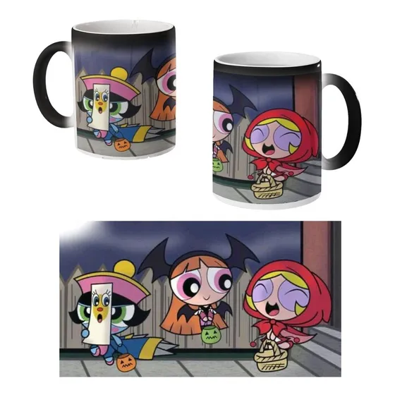 Taza Mágica Las Chicas Superpoderosas Powerpuff Girls Café 