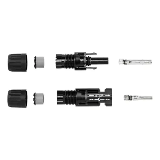 Conector P/cabo Mc4 Par Fm/mc 1via 1,5kv 45a - Intelbras 