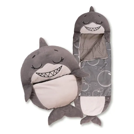 Peluche Almohada Y Saco De Dormir - Happy Nappers Tiburón