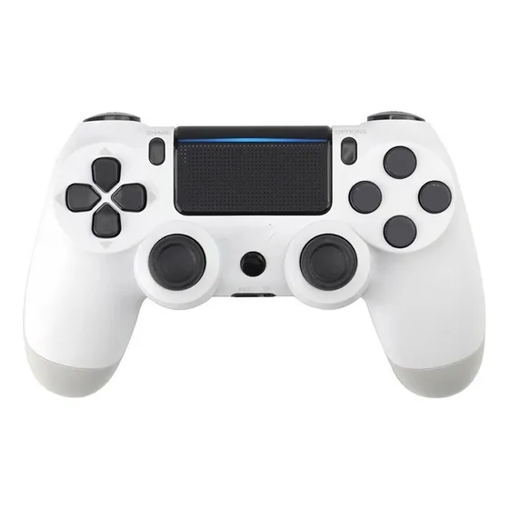 Control Inalámbrico Gamepad Joystick Compatible Con Ps4 Color Blanco