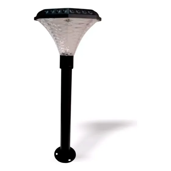 Farol De Piso Solar Led 45w Rgb Farola Con Control Exterior