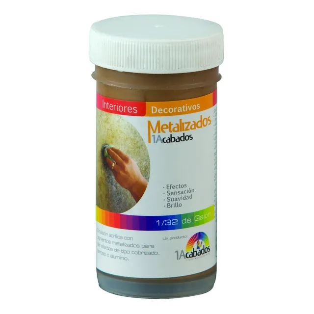Estuco Veneciano Viso Metalizado Decorativo 1/32 De Galón
