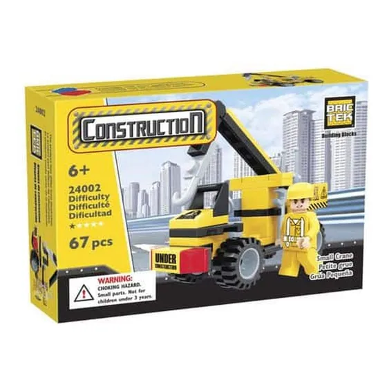 Bloques Brictek Armables Construction Small Crane