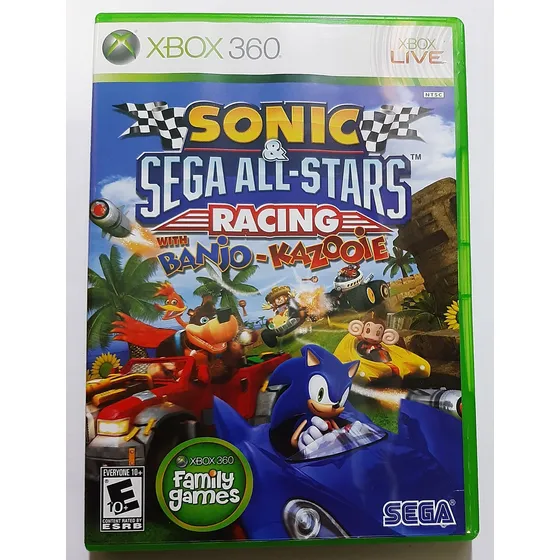Sonic Sega All Stars Racing Xbox 360 Original (Recondicionado)