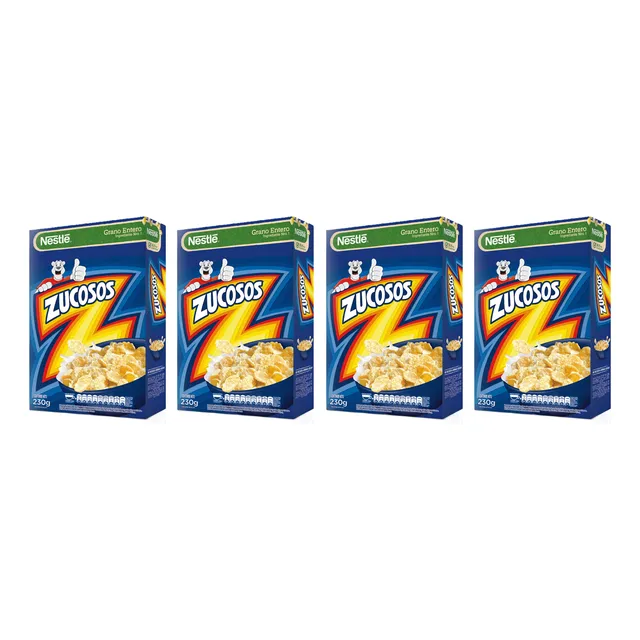Cereal Matinal Zucosos 230 Grs X 4 Un