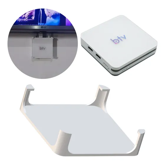 Suporte Para Tv Box P/ Painel, Parede, Estante, Rack Etc