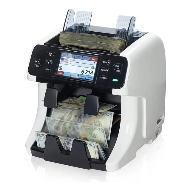 Detector Billete Dinero Falsos Imprime Seriales Da Reportes