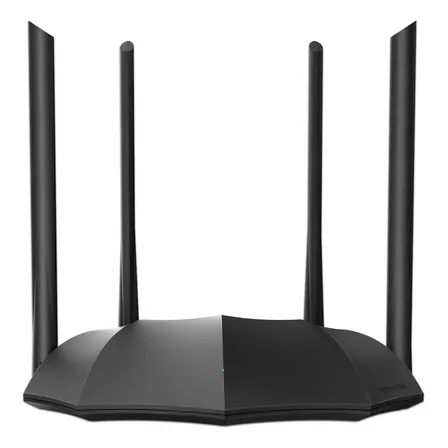 Tenda Roteador Wi-Fi AC1200 Dual-Band 1200Mbps, 4 Antenas Externas 5dBi, 3 portas Gigabit WAN/LAN, MU-MIMO, IPv6, Wi-Fi para convidados, Modo AP Compatível com Todas Operadoras, Ideal para Casa (AC8)