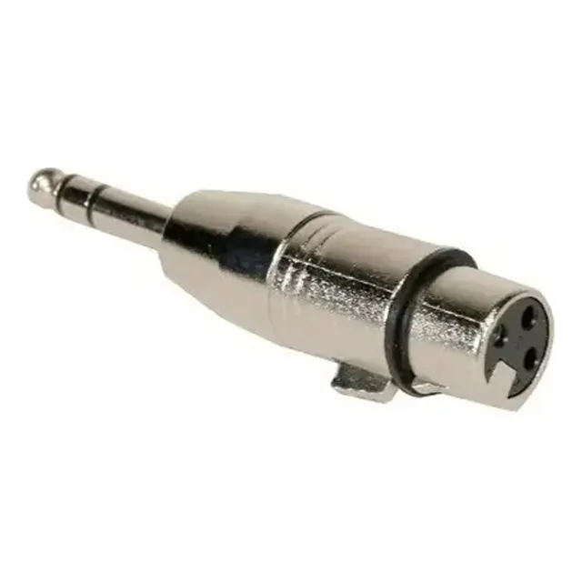 Ficha Adaptador Plug 6.5 Estereo A Canon Hembra  Dj Garmath