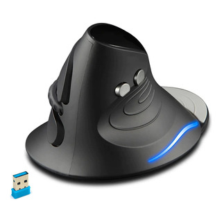 Mouse Vertical Sem Fio Wireless Ergonômico Com Led D-m6 Mouse Vertical Sem Fio Wireless Ergonômico Com Led D-m6