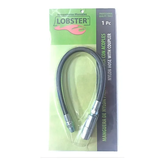 Manguera Nylon Para Engrasadora Con Acoples Lobster 343079