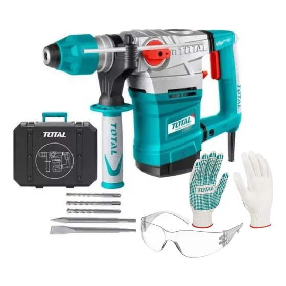 Rotomartillo Electrico Total 1800w Impacto 4200 R/min 42-36m